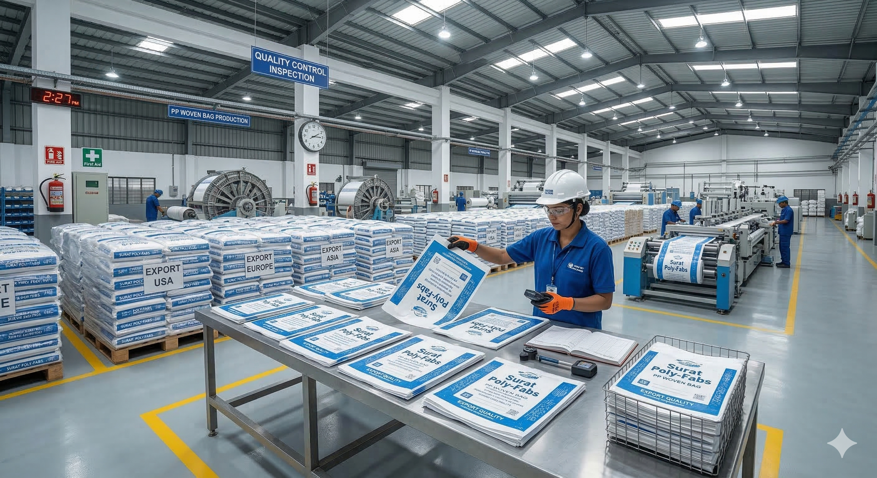 PP Woven Bags Manufacturing Factory