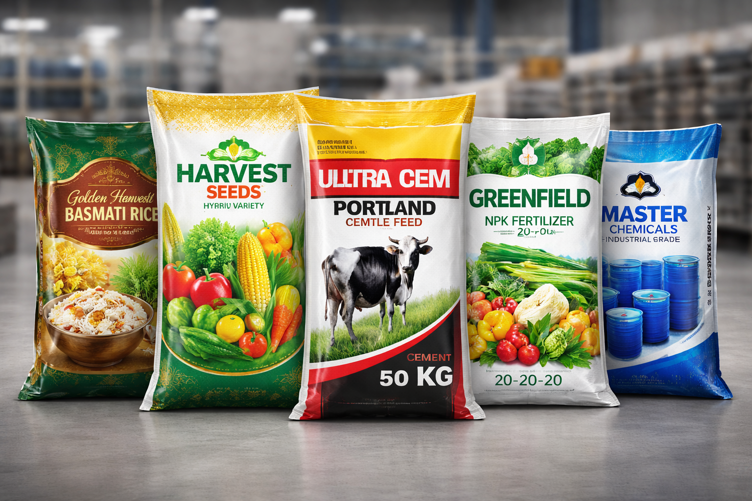 BOPP laminated woven bags manufacturer in India for food packaging