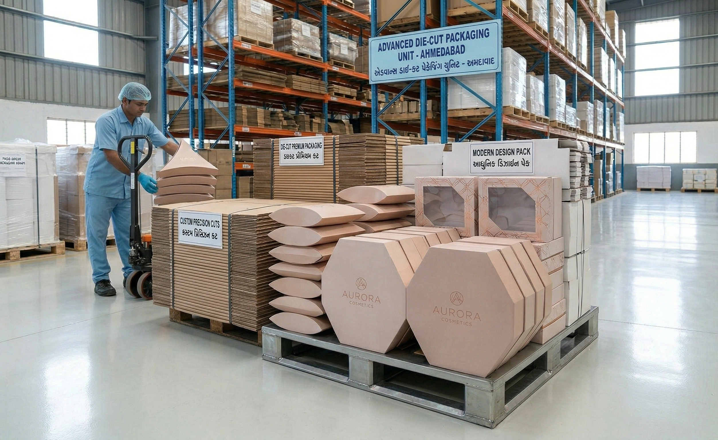Custom die cut packaging boxes supplier in India for retail, e-commerce and industrial packaging