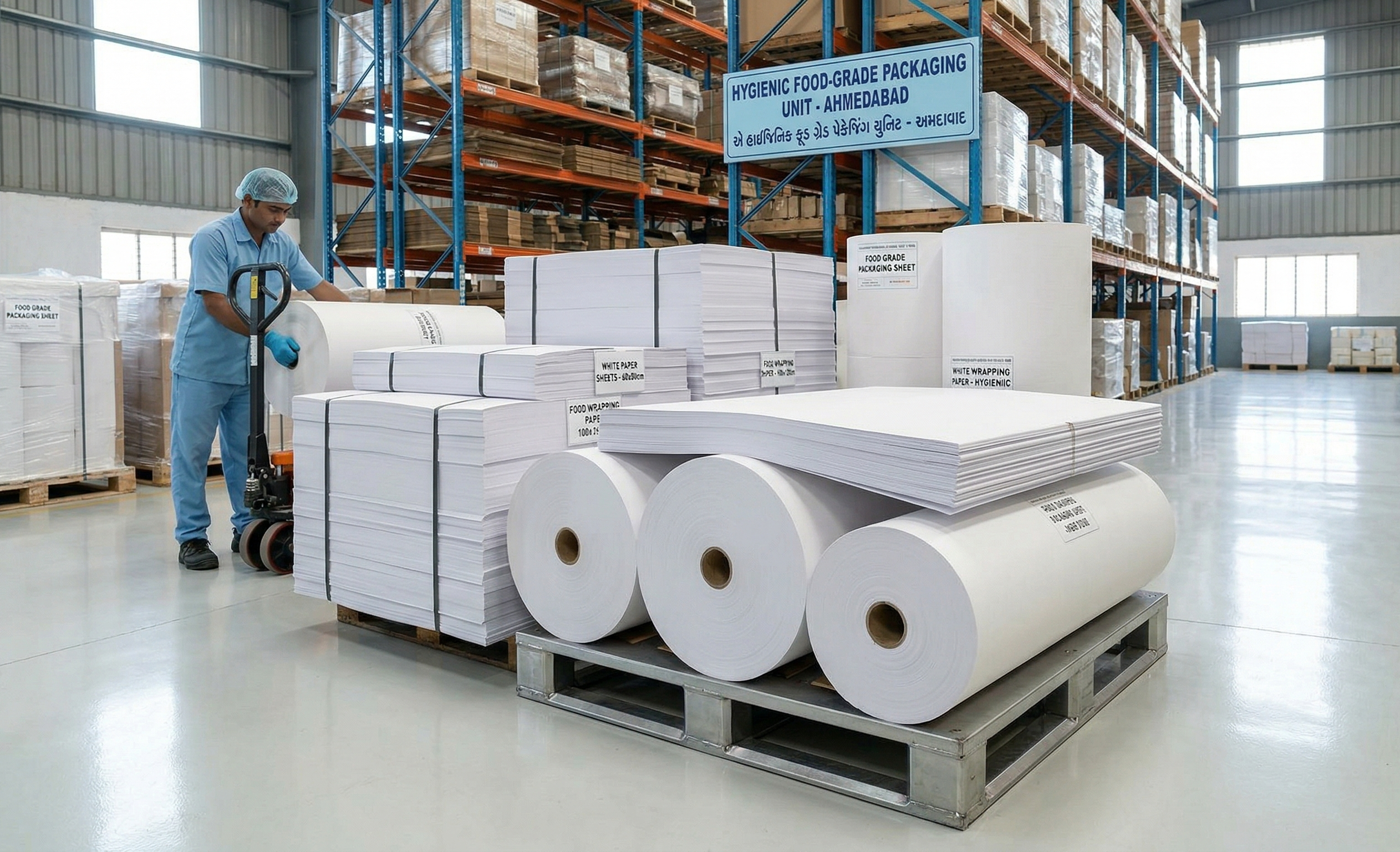 Food packing sheets manufacturer in India for hygienic and food grade packaging