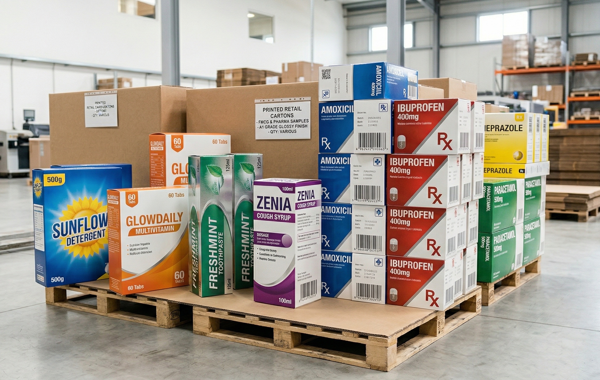 Mono carton boxes manufacturer in India for FMCG and pharmaceutical packaging